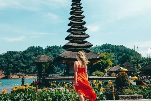 private tour jatiluwih rice terrace,ulun danu and banyu mala waterfall tour