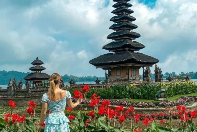 private tour jatiluwih rice terrace,ulun danu and banyu mala waterfall tour