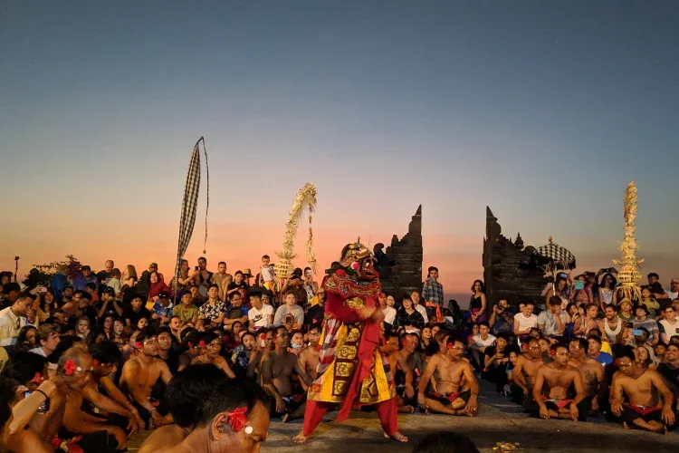 sunset kecak dance